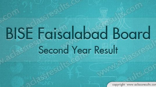 2nd Year Result Faisalabad board