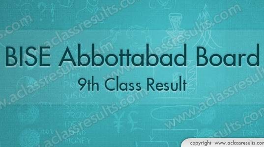 9th Class Result Abbottabad