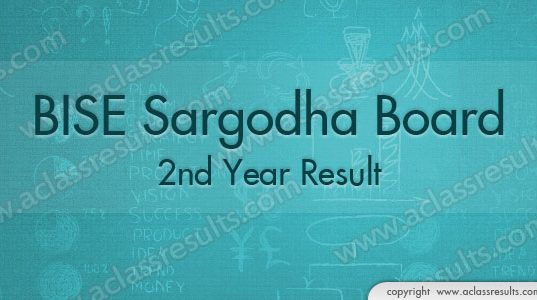 Sargodha board 2nd Year Result 2018